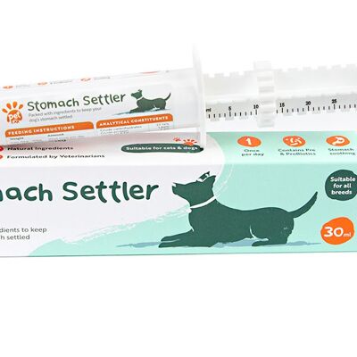 Stomach Settler 30ml integratore probiotico per animali domestici con mal di stomaco e diarrea