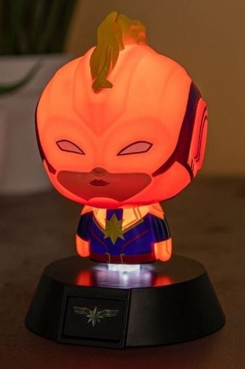 Marvel 3D Icon Lampe Captain Marvel - 10 cm