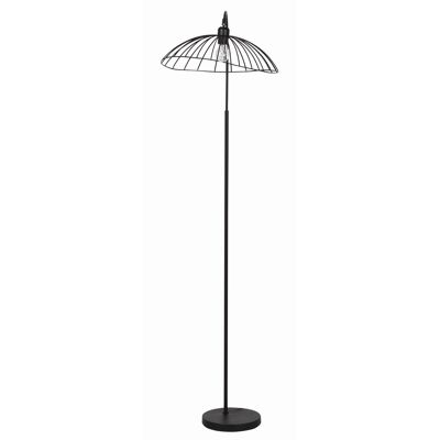 Lampadaire 26422NO Noir - abat jour Metal Noir pieds Metal Noir