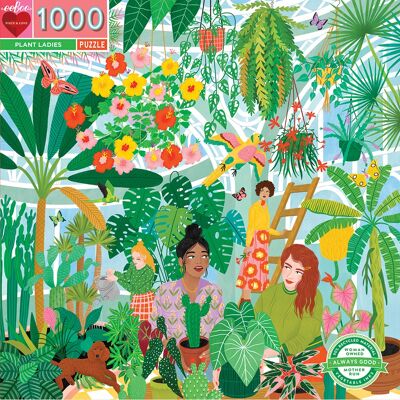 eeBoo - Puzzle 1000 pcs - Plant Ladies