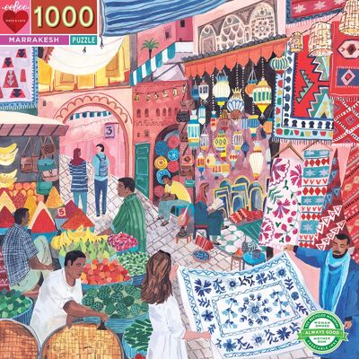 eeBoo - Puzzle 1000 pcs - Marrakesh