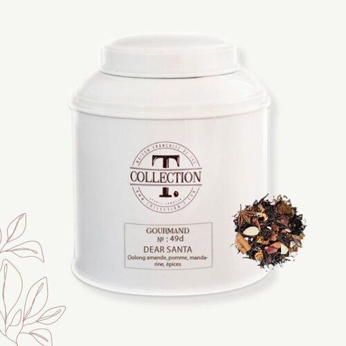 Oolong noir - Amande, pomme, mandarine, épices - Dear Santa - Boite 100g