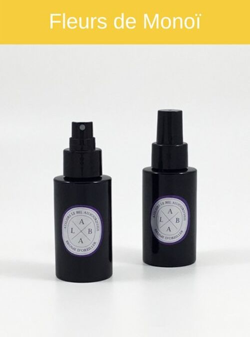 Spray d'ambiance rechargeable 100 ml - Parfum Fleurs de Monoï