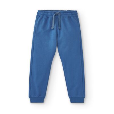 Boy's blue tracksuit bottoms PAFELO