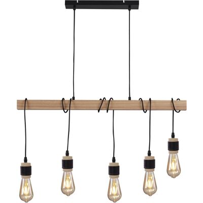 Suspension 26415BS Noir - Bois