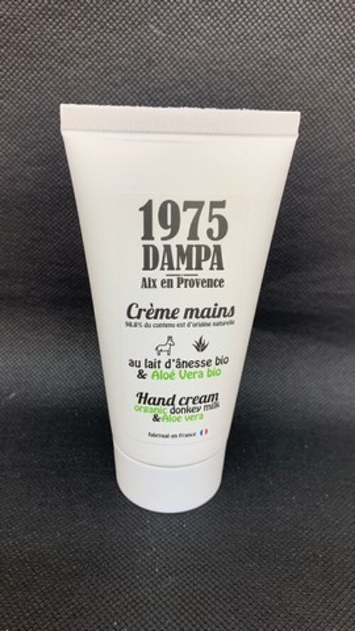 Crème main au lait d'ânesse bio et aloé vera bio