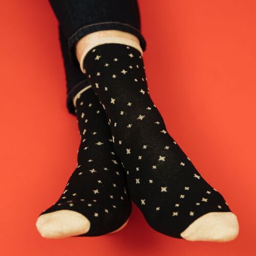 Chaussettes à paillettes - Ciel étoilé