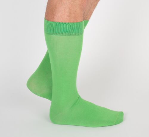 Chaussettes De Ville unie - Vert Saint Etienne