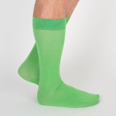 Chaussettes De Ville unie - Vert Saint Etienne