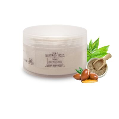 Argan and ghassoul facial and body mask