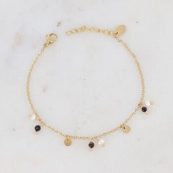 Bracelet Maryse - agate noire 3