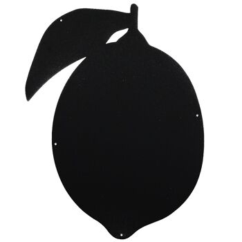 Tableau noir magnétique en forme de citron, 56x38 cm, Kitchen Decor 1