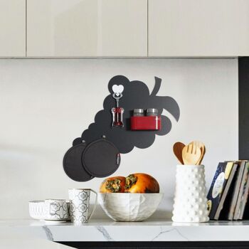Tableau noir magnétique en forme de raisin, 56x37 cm, Kitchen Decor 2