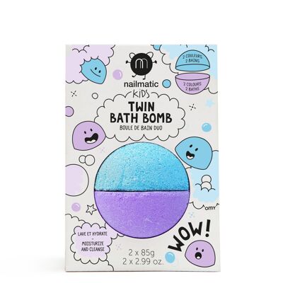 Bomba de Baño Nailmatic Twin - Azul y Violeta