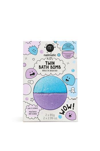 Nailmatic Bombe de Bain Double - Bleu & Violet 2