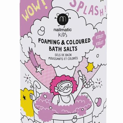 Nailmatic Foaming Bath Salts, Violet