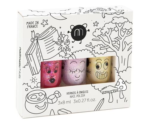 Nailmatic Polish Magic Forest set of 3 (Sissi/Elliot/Lulu)