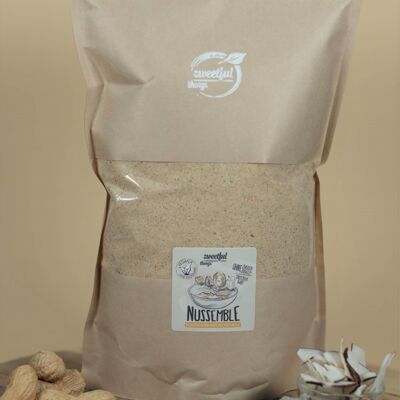 Nussemble - Alternativa Low Carb Porridge sin azúcares añadidos 1000 g