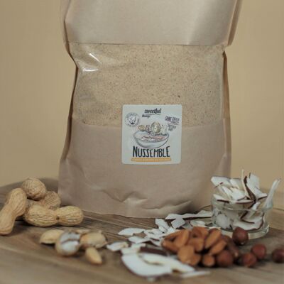 Nussemble - Alternativa al porridge a basso contenuto di carboidrati senza zuccheri aggiunti 1000 g