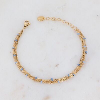 Frédérique bracelet - gold denim