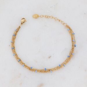 Bracelet Frédérique - doré denim