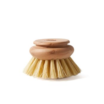 Brosse à vaisselle en bois à tête remplaçable 2