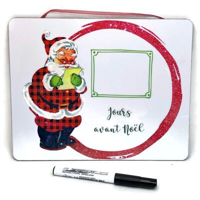 Adventskalender mit rotem Weihnachtsmann - Neu