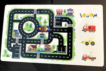 Tapis de jeux éducatif enfant pour petites voitures- bébé - Tapis seul 1