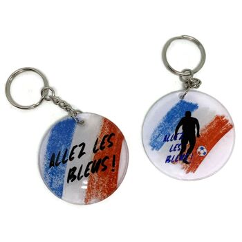 Porte clé rond football - Bijoux - Cadeaux Homme - Silhouette 2