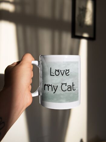 Mug avec femme et chat personnalisé - Vaisselle 5