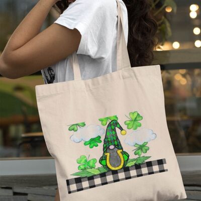 St Patrick gnome cotton bag - Bags and Pouches