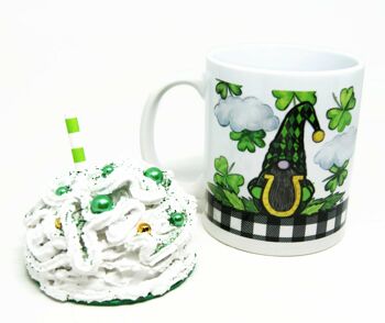 Mug avec lutin de la St Patrick et couvercle - Vaisselle - sans couvercle 1