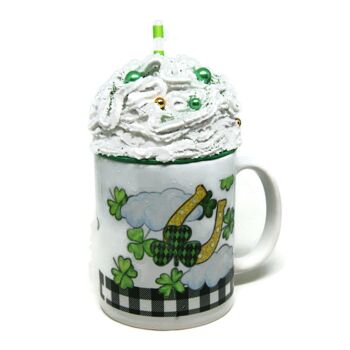 Mug avec lutin de la St Patrick et couvercle - Vaisselle - sans couvercle 3