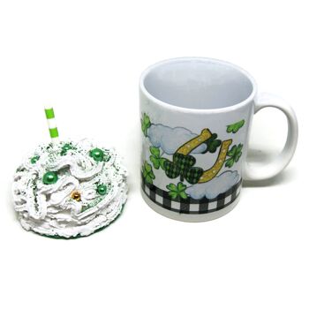 Mug avec lutin de la St Patrick et couvercle - Vaisselle - sans couvercle 4