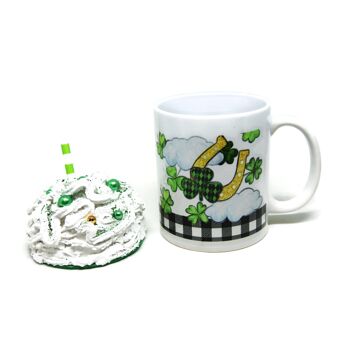 Mug avec lutin de la St Patrick et couvercle - Vaisselle - sans couvercle 5