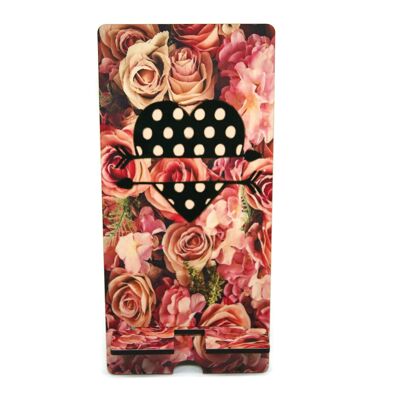 Phone stand with roses- Office items
