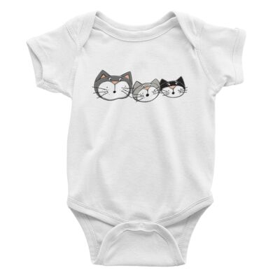 Cat baby bodysuit - child