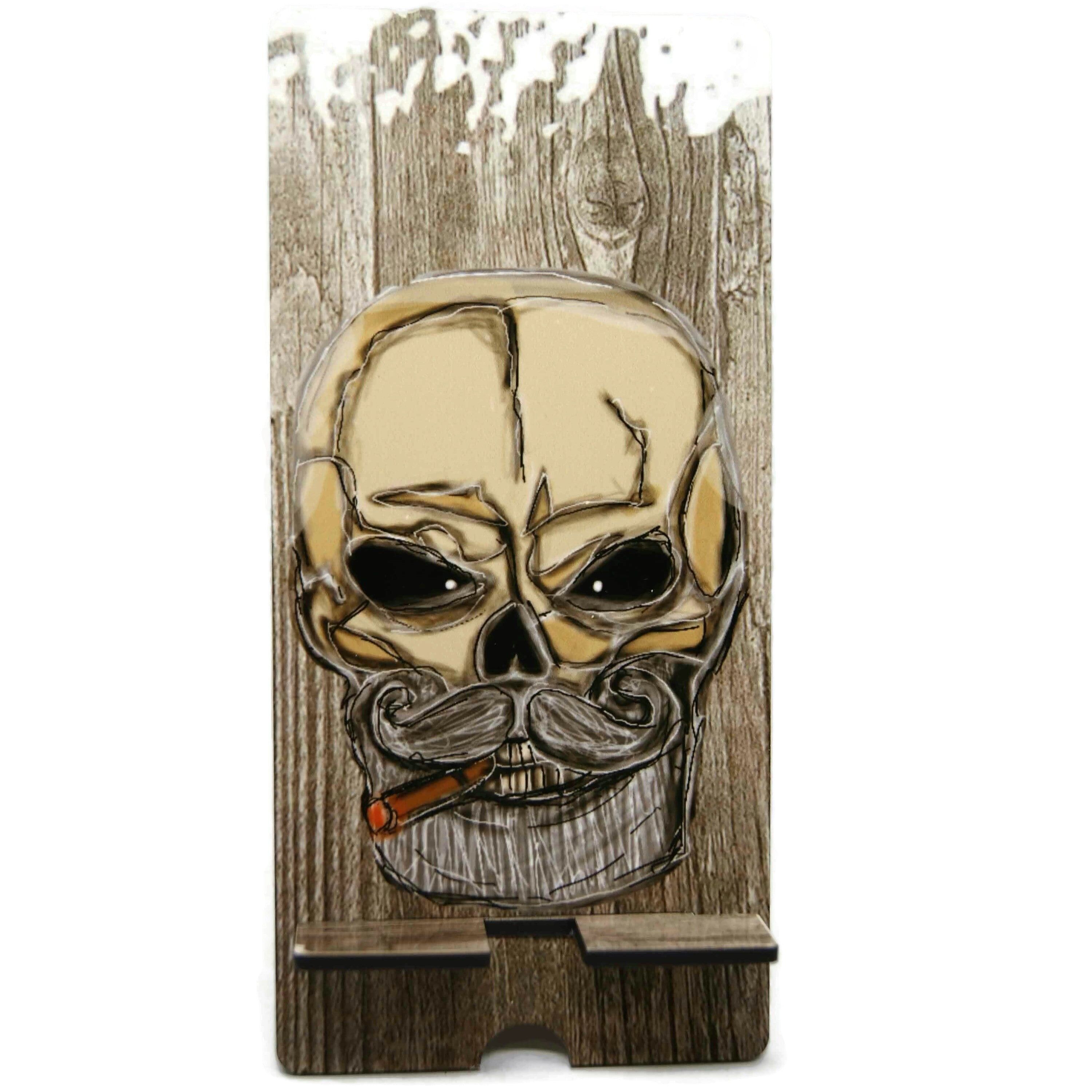 Skull phone holder - office items - Men's Gifts