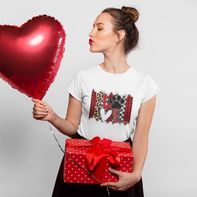 Short-sleeved T-shirt Love - Valentine's Day