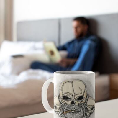 Mug with skull - Tableware - Men's Gifts - Valentine's Day