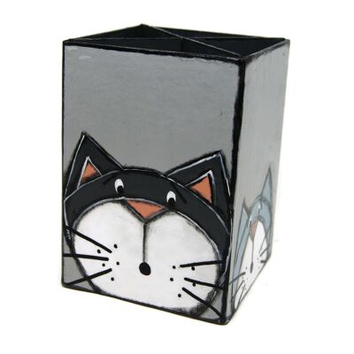 Pencil holder with three cats - Office supplies