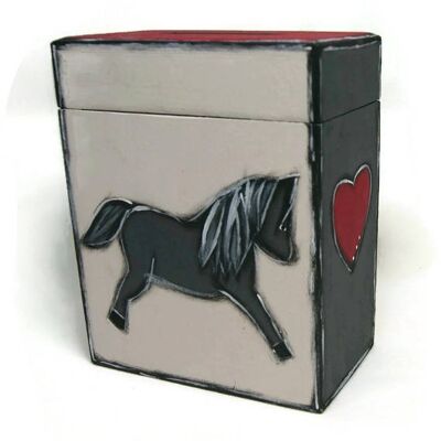 Money box with horse - Boxes - Gray horse