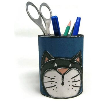 Pot à crayon avec chats - Articles de bureau 1