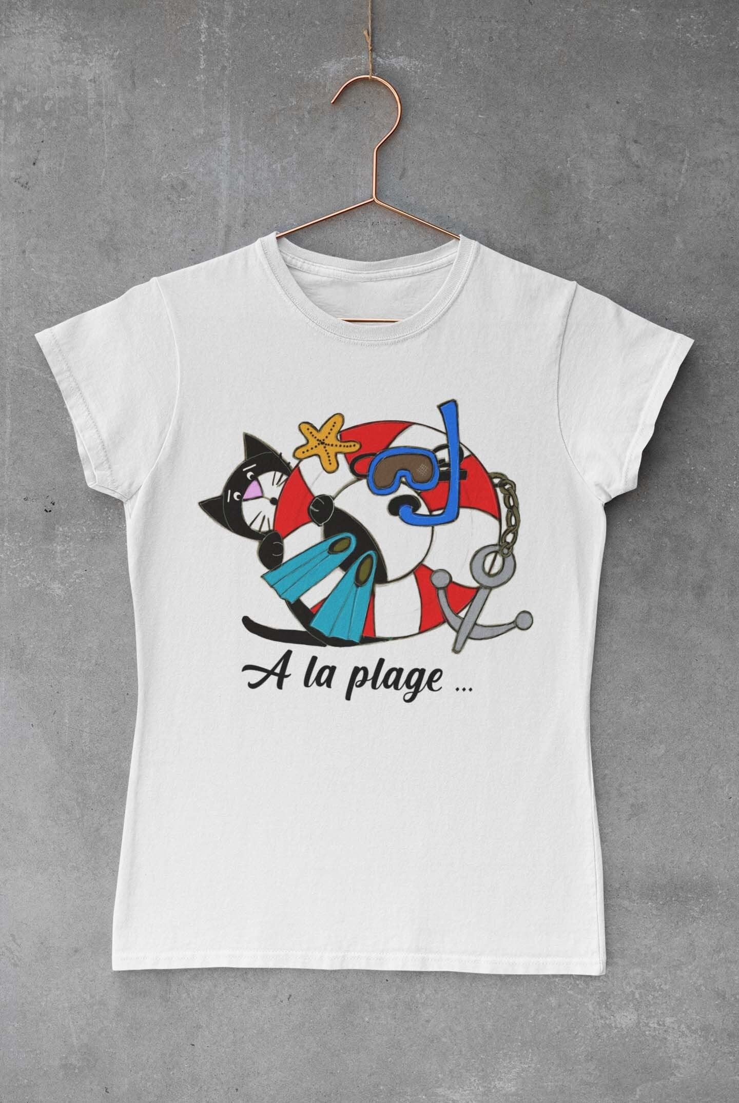 Tee shirt outlet plage femme