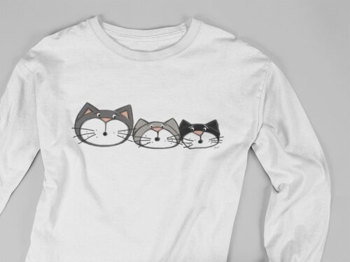 T-shirt manches longues chat