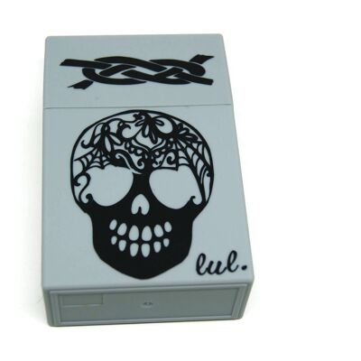 Pitillera Calavera - Hombre