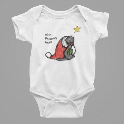 My first Christmas baby bodysuit - child