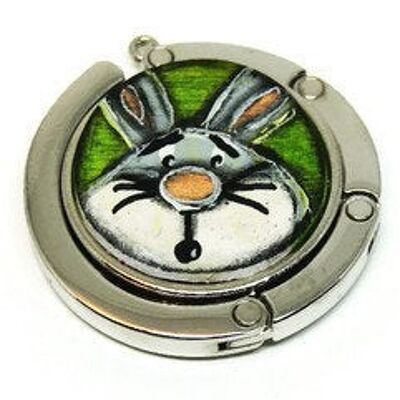 Gray rabbit handbag hook - Jewelry