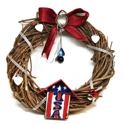 National Independence Day door wreath - Home decoration