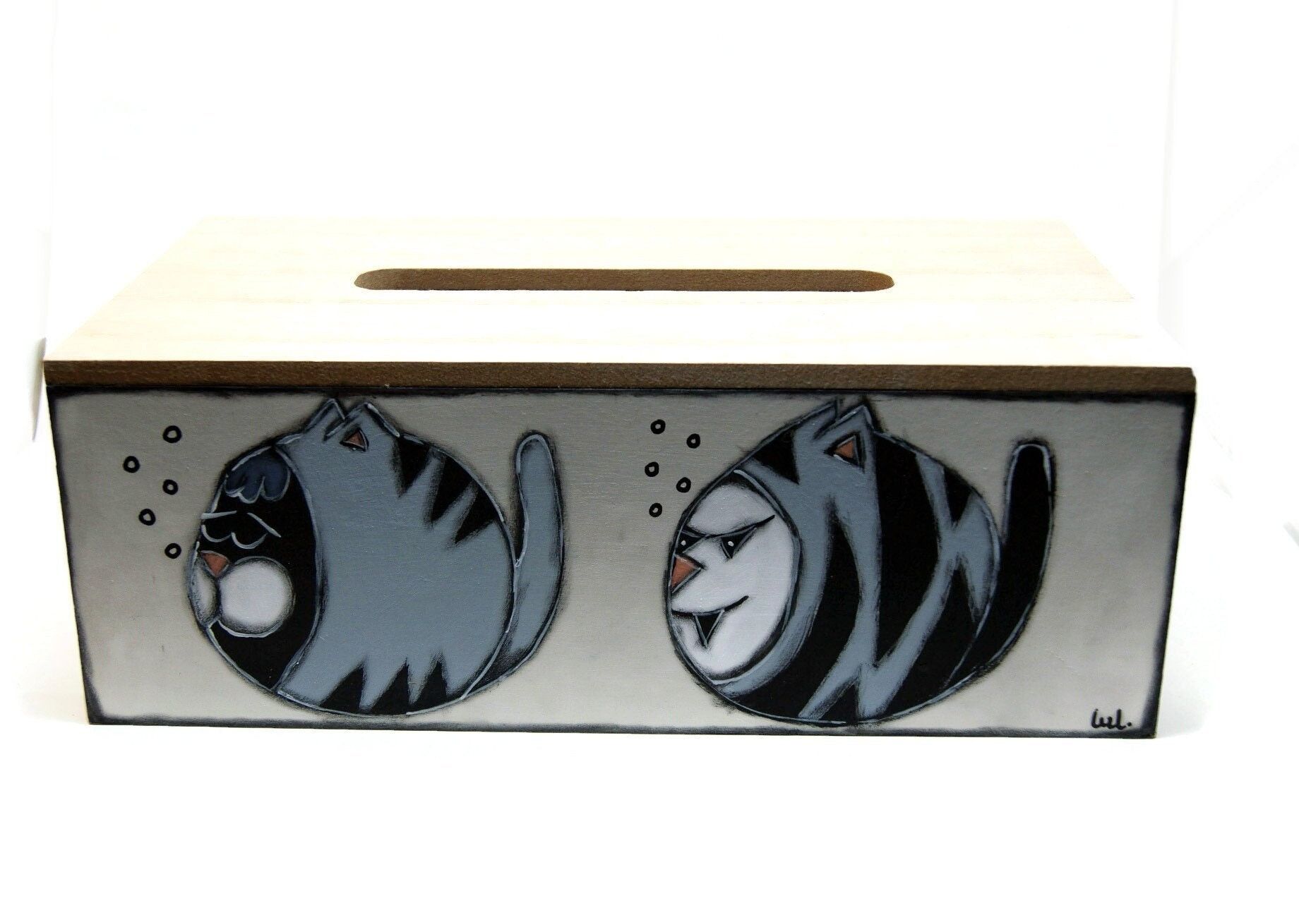 Fish cat tissue box